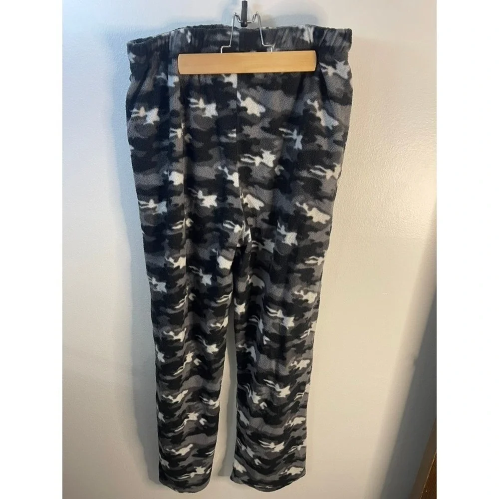 Kids Camo Fleece Pajama Pants Sleepwear Bottoms Size XL